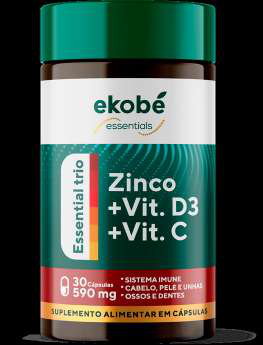 Zinco + Vitamina D3 + Vitamina C